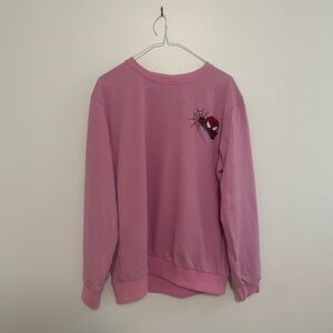 Pink Spider-Man Sweatshirt